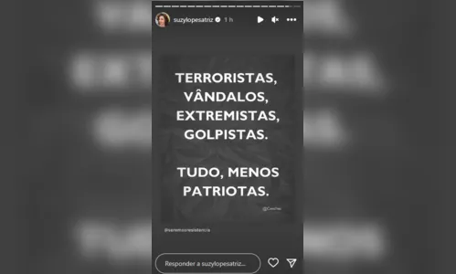 
				
					Artistas paraibanos comentam atos terroristas no DF: "vergonha"
				
				