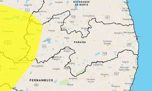 
                                        
                                            Inmet emite alerta de chuvas intensas para mais de 30 cidades da Paraíba
                                        
                                        