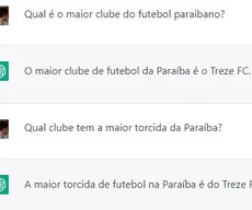 Qual o maior time da Paraíba? ChatGPT responde 7 polêmicas históricas