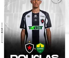 Douglas, da base do Botafogo-PB, é emprestado ao Cuiabá, da Série A do Brasileirão