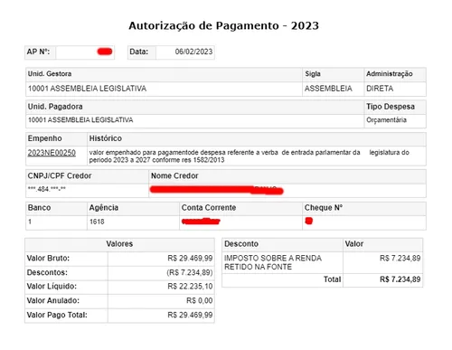 
				
					Assembleia da Paraíba pagou R$ 1,3 milhão de auxílio "mudança e transporte" para deputados reeleitos
				
				