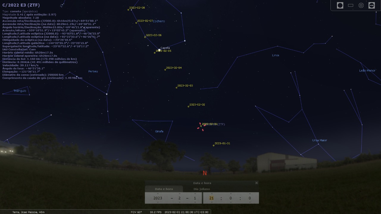 
				
					Cometa verde é observado no Brasil depois de 50 mil anos; saiba como ver na Paraíba
				
				