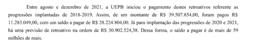 
				
					Professores e técnicos da UEPB cobram pagamento de progressões; dívida chega a R$ 60 milhões
				
				