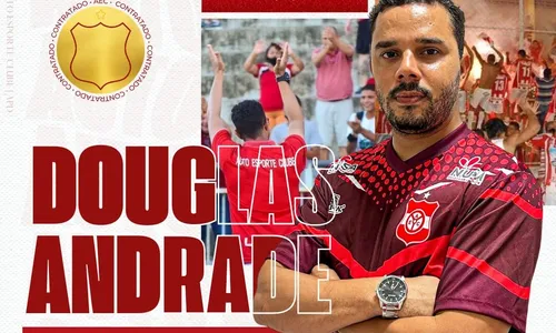 
                                        
                                            Douglas Andrade assume o comando técnico do Auto Esporte-PB
                                        
                                        