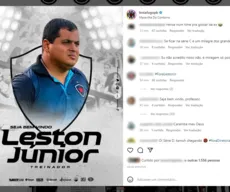 Botafogo-PB anuncia Leston Júnior, e a torcida protesta nas redes sociais
