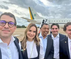 Lula chega na Paraíba e une parte da bancada federal na mesma foto