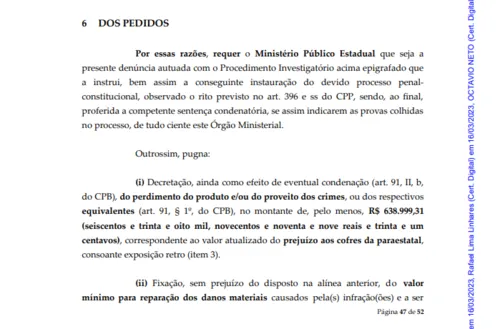 
				
					Operação Cifrão: Gaeco denuncia Buega Gadelha, chefe de gabinete da Fiep e mais 7 por envolvimento em fraudes
				
				