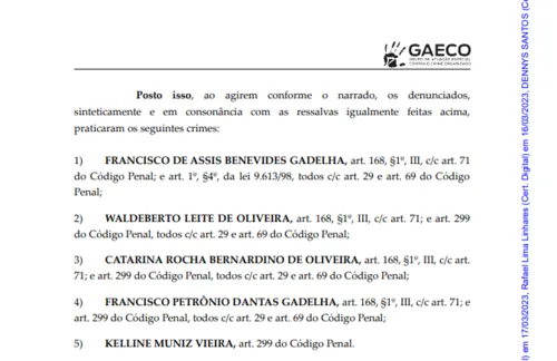 
				
					Operação Cifrão: Gaeco denuncia Buega Gadelha, chefe de gabinete da Fiep e mais 7 por envolvimento em fraudes
				
				