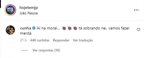 
				
					Matheus Cunha critica prefeitura de João Pessoa por alargamento da orla
				
				