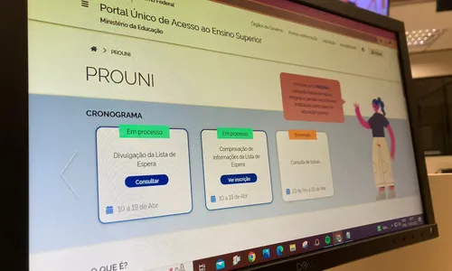 
                                        
                                            Lista de espera do Prouni é divulgada pelo MEC
                                        
                                        