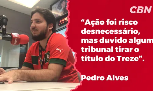 
                                        
                                            Paraibano no "tapetão": Pedro Alves duvida que Treze perca título na Justiça
                                        
                                        