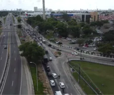 Viaduto de Água Fria: veja como ficou o trânsito após a interdição da BR-230, em João Pessoa