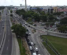 Viaduto de Água Fria: veja como ficou o trânsito após a interdição da BR-230, em João Pessoa