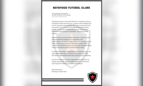 
				
					Botafogo-PB barra setorista da CBN e volta a adotar postura de censura com a imprensa
				
				