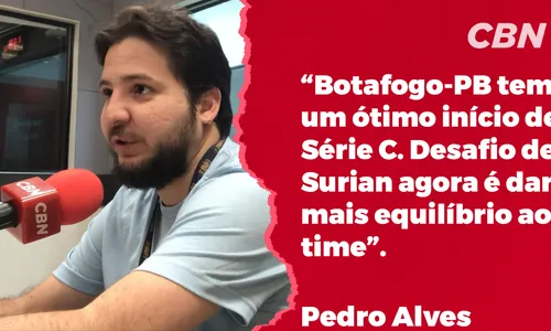 
                                        
                                            Botafogo-PB: Pedro Alves avalia início do Belo na Série C e destaca missão de Surian agora
                                        
                                        