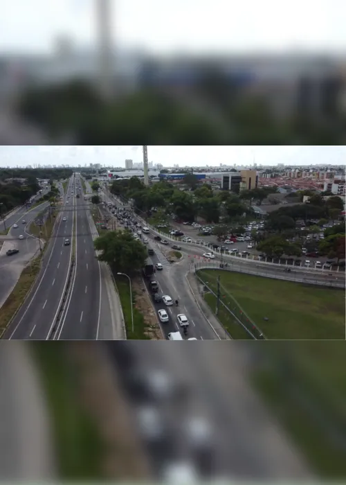 
                                        
                                            Viaduto de Água Fria: veja como ficou o trânsito após a interdição da BR-230, em João Pessoa
                                        
                                        