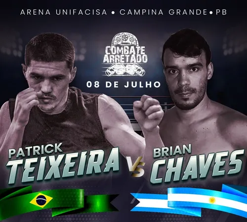 
				
					Combate arretado: Arena Unifacisa sediará evento de boxe em 8 de julho
				
				