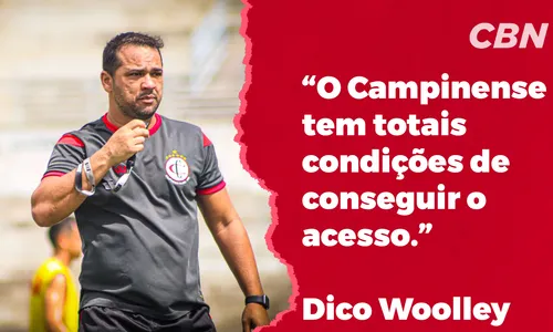 
                                        
                                            Dico Woolley revela motivação para aceitar convite do Campinense na Série D 2023
                                        
                                        