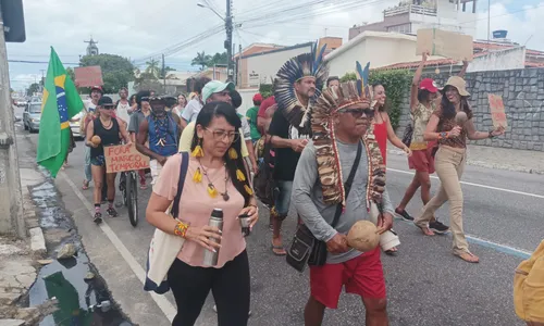 
                                        
                                            Manifestação contra o marco temporal das terras indígenas acontece em João Pessoa
                                        
                                        