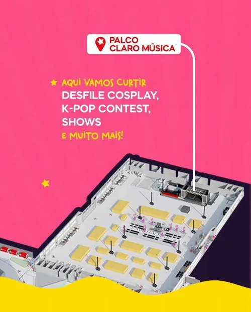 
				
					Veja mapa do Imagineland, evento de cultura pop que acontece em João Pessoa
				
				