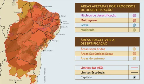 
				
					Caatinga no Nordeste: auditoria dos Tribunais de Contas revela deficiência no combate à desertificação
				
				