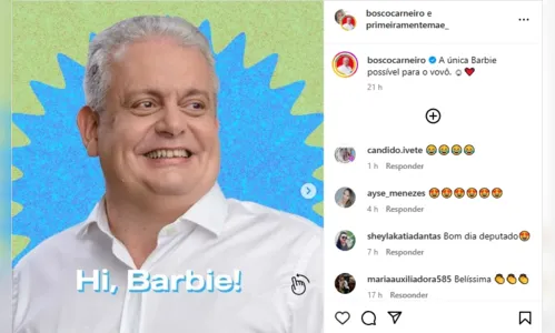 
				
					Políticos da Paraíba entram na onda Barbie nas redes sociais
				
				