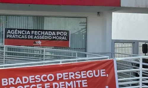 
                                        
                                            Agência bancária que fechou após denúncias de assédio moral retoma atividades em João Pessoa
                                        
                                        