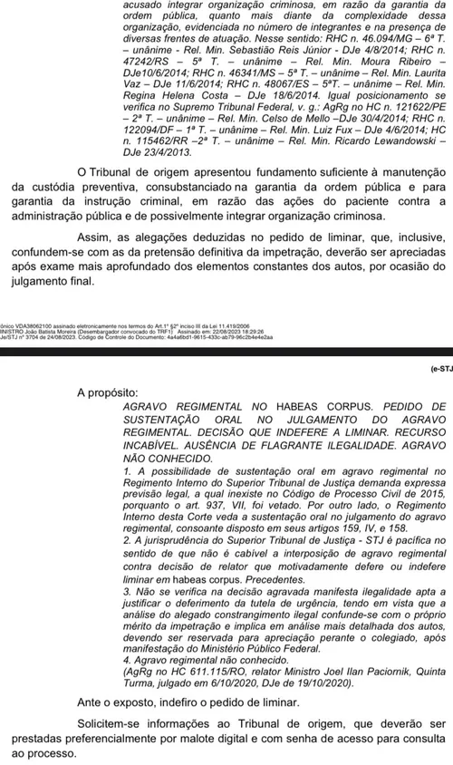 
				
					Ministro decide diferente em casos semelhantes e coloca em liberdade prefeito de São Mamede
				
				