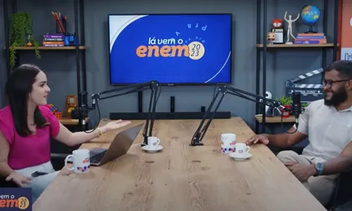 
                                        
                                            Videocast Lá Vem o Enem estreia com conversa sobre saúde mental e estudos
                                        
                                        