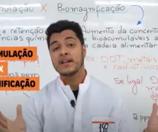 Lá Vem Enem: videoaula de biologia explica bioacumulação e biomagnificação