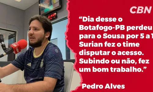 
                                        
                                            Botafogo-PB: Pedro Alves lembra de fragilidade do time no Paraibano e elogia trabalho de Surian
                                        
                                        