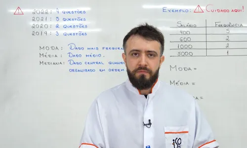 
                                        
                                            Lá Vem o Enem: videoaula de matemática explica noções de estatística
                                        
                                        