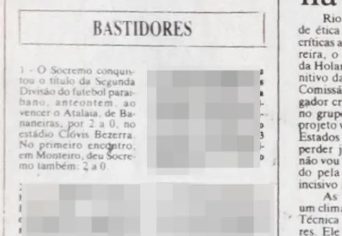 
				
					Socremo, campeã da 2ª Divisão de 1992: um título esquecido na história
				
				