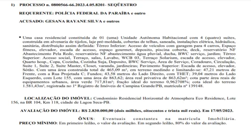 
				
					Mansão de R$ 2,8 milhões da Braiscompany entra mais uma vez na lista para leilão
				
				