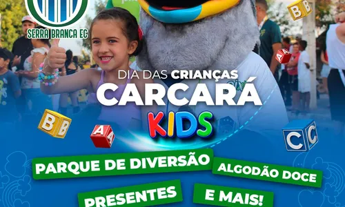 
                                        
                                            Campeão do Paraibano Sub-20, Serra Branca celebra o Dia das Crianças Carcará Kids
                                        
                                        