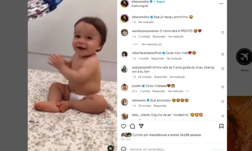 
                                        
                                            Bebê dança música cantada por Luiz Gonzaga e viraliza nas redes sociais
                                        
                                        