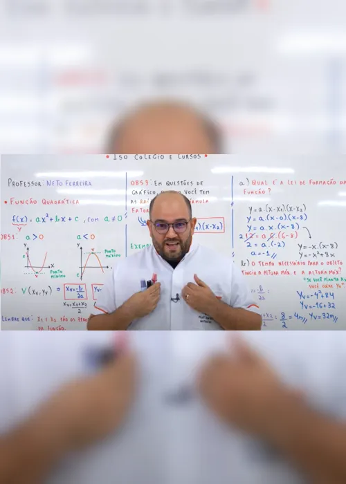 
                                        
                                            Lá Vem o Enem: videoaula de matemática ensina função quadrática
                                        
                                        