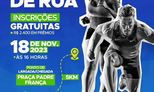 
                                        
                                            Corrida de Rua 2023 em Uiraúna: veja como será o percurso
                                        
                                        