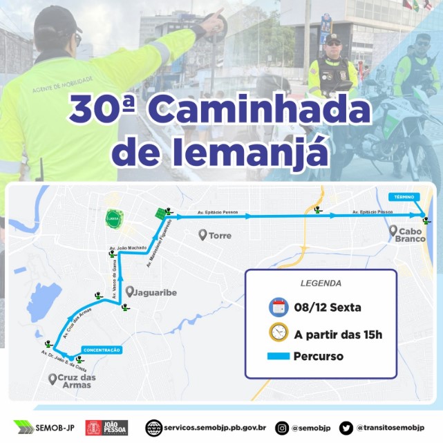 
				
					Festa de Iemanjá em João Pessoa: veja programação da caminhada
				
				