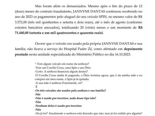 
				
					Caso Padre Zé: três são denunciados por desvios em programas sociais para compra e aluguel de carro
				
				