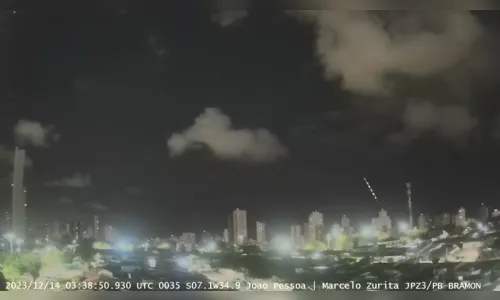 
				
					Chuva de meteoros Geminídeas: veja registros do fenômeno em João Pessoa
				
				