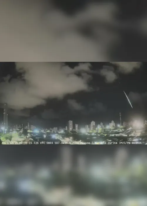 
                                        
                                            Chuva de meteoros Geminídeas: veja registros do fenômeno em João Pessoa
                                        
                                        