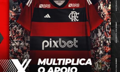 
                                        
                                            Flamengo divulga camisa com site de apostas paraibano como patrocinador master
                                        
                                        