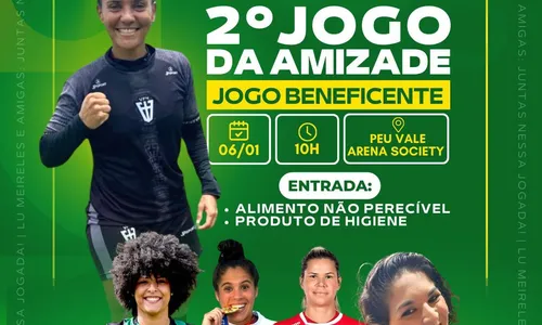 
                                        
                                            Lu Meireles vai reunir mulheres destaques do esporte no 2° Jogo da Amizade
                                        
                                        