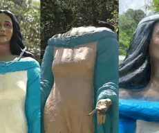Estátua decapitada de Iemanjá é revitalizada por artistas, mas deve ser substituída