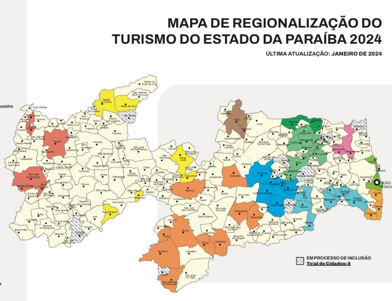 
				
					Municípios da PB são convocados para atualização do cadastro no Mapa do Turismo
				
				