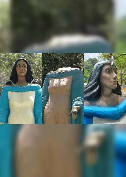 
                                        
                                            Estátua decapitada de Iemanjá é revitalizada por artistas, mas deve ser substituída
                                        
                                        