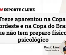 Treze: Paulo Lira avalia que Galo não tem constância física e psicológica na Copa do Nordeste