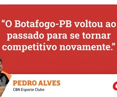 Botafogo-PB: Pedro Alves avalia que a equipe voltou a jogar como atuava com Cristian de Souza