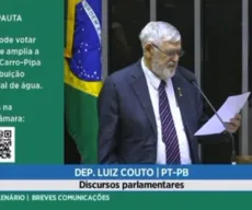 No plenário da Câmara, Couto defende candidatura de Cartaxo em João Pessoa